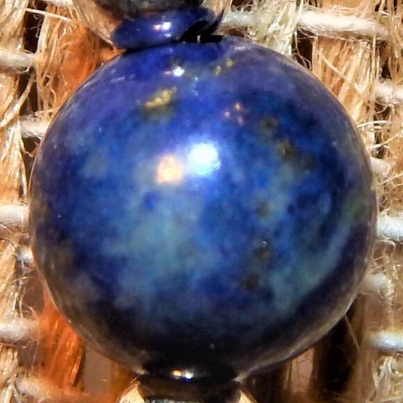 Powerful Lapis Lazuli Necklace Earrings & Ring Set - Picture 12 of 16